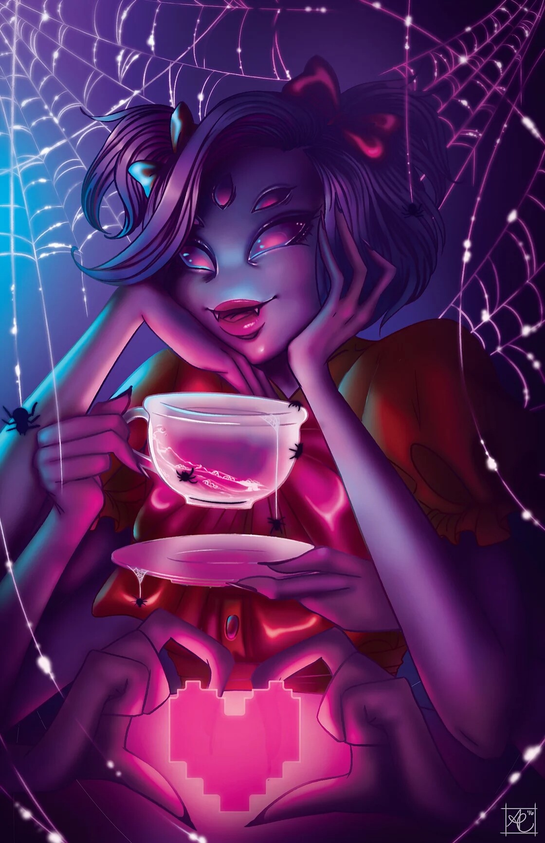 Artstation Undertale Miss Muffet Adreena Coleman Artstation Undertale Miss Muffet Adreena Coleman