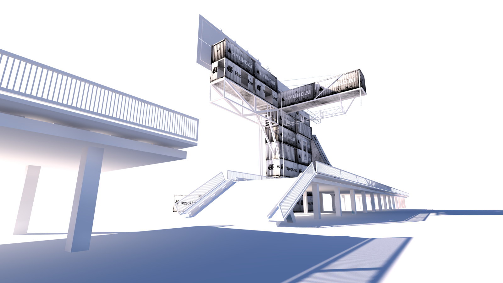 model base rendered with ambient occlusion and some textures