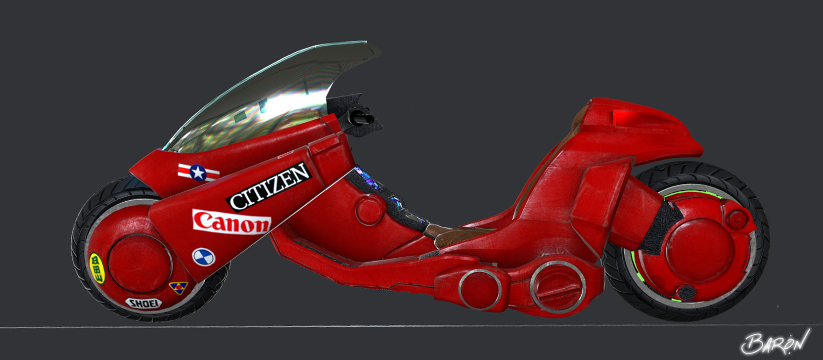 Artstation Kaneda S Bike Baron Capers