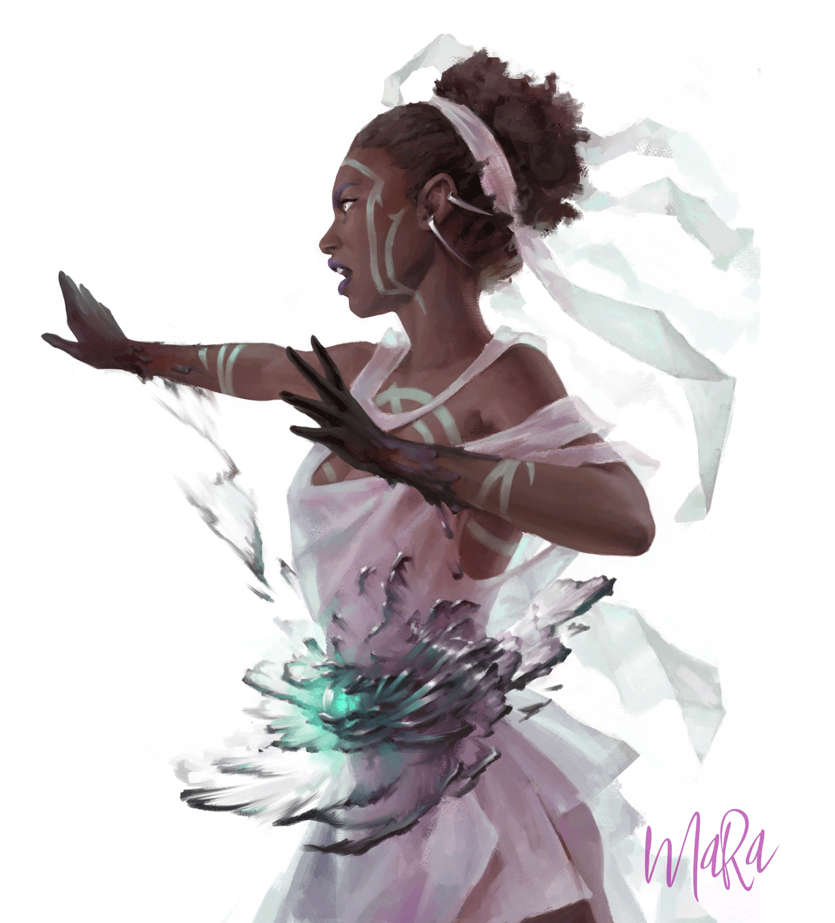 ArtStation Collabfight Process GIF Raluca Marinescu