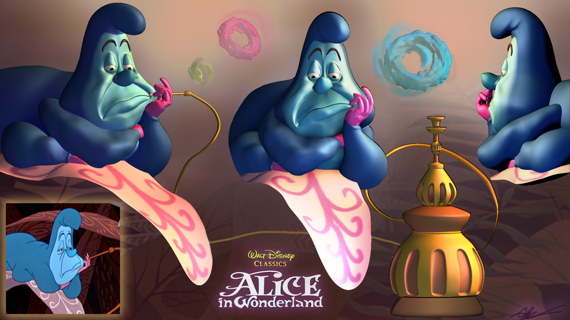 Full Hd Alice In Wonderland Wallpaper Alice In Wonderland Alice In Wonderland Caterpillar Painting At Paintingvalley Com