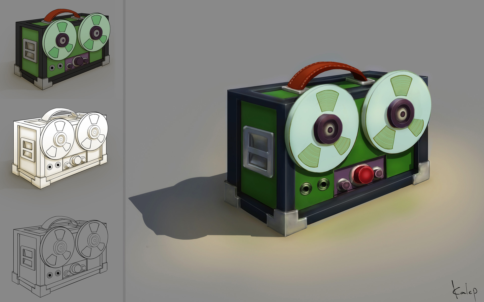 ArtStation Tape recorder