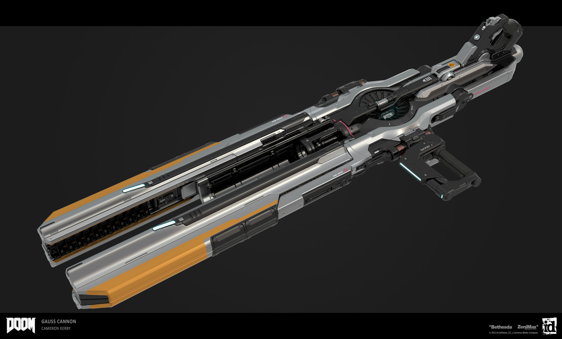 ArtStation - DOOM: Gauss Cannon