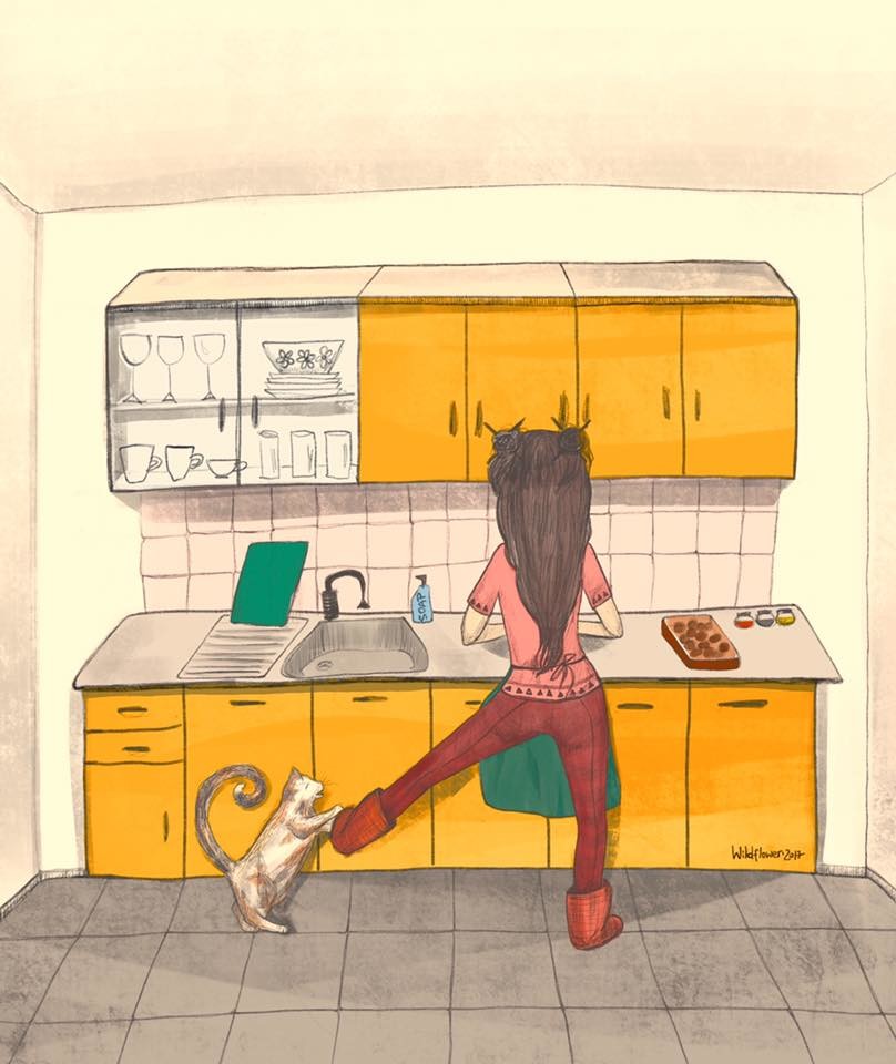 cooking with cats
