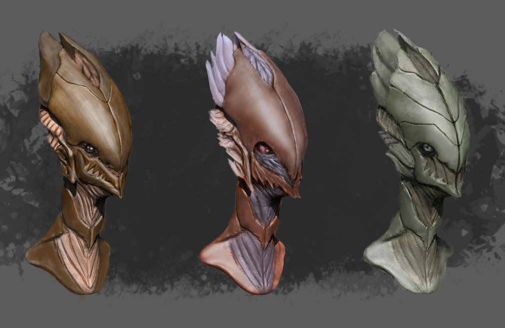 Alien Busts Concepts