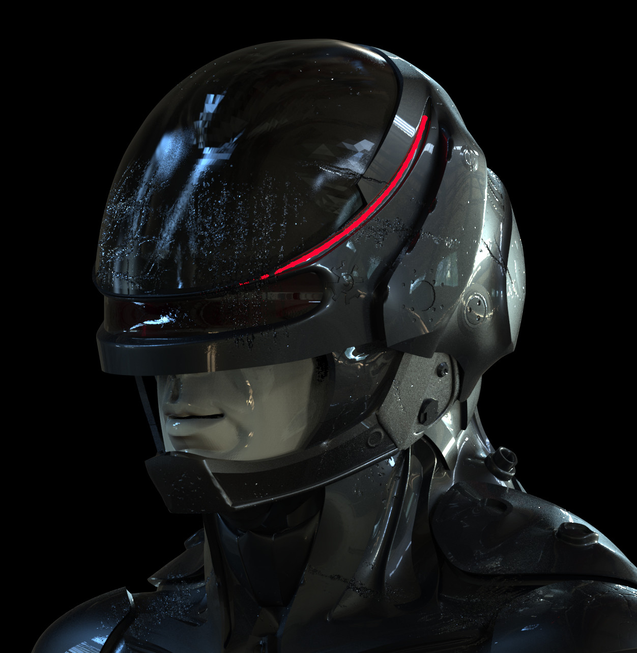 ArtStation - RoboCop Helmet