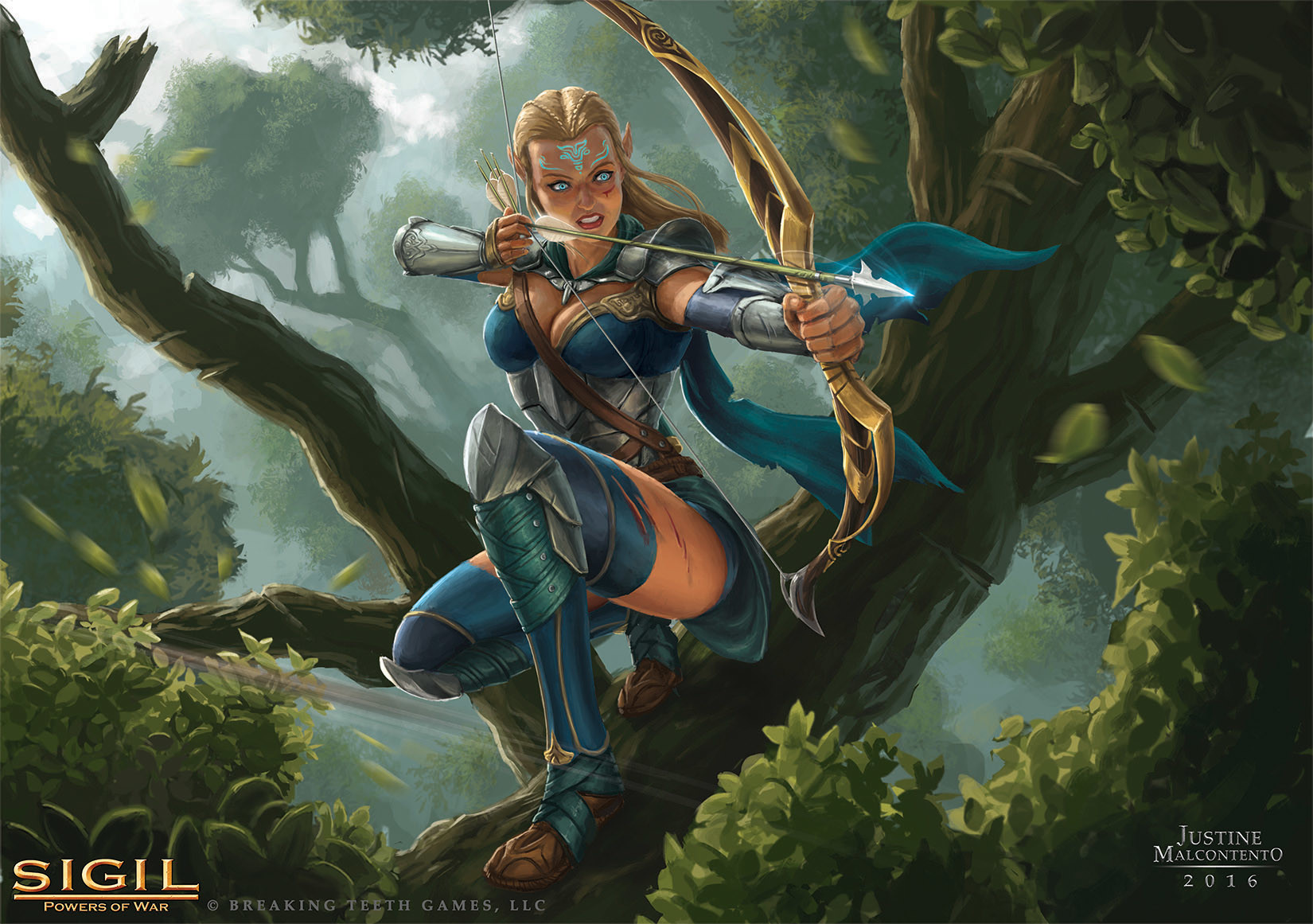 ArtStation - The Favored One - Elite Elven Archer