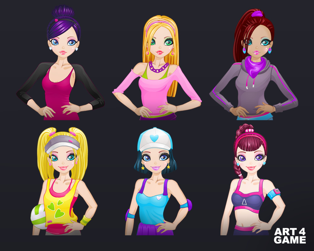 Art4 Game - Dress Up Girls