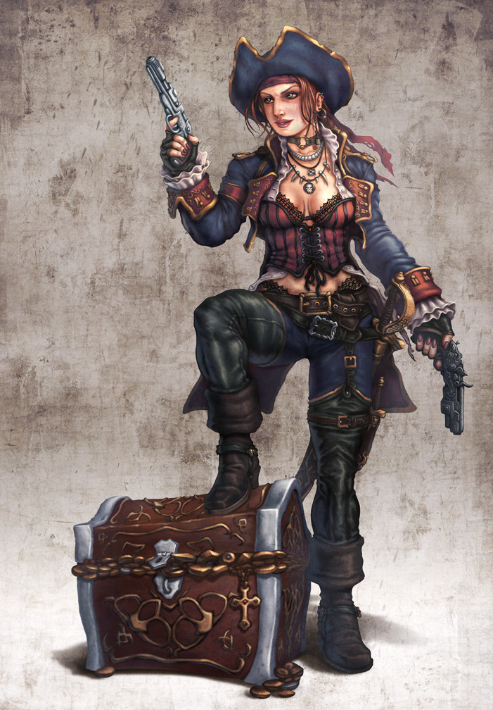 Victoria - Pirate Captain