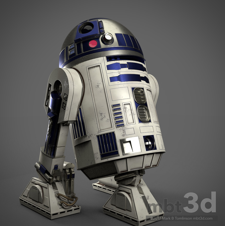 R2-D2 Droid Front 3/4
