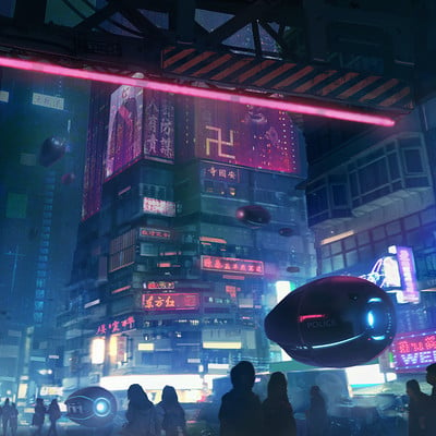 Cyberpunk Taipei