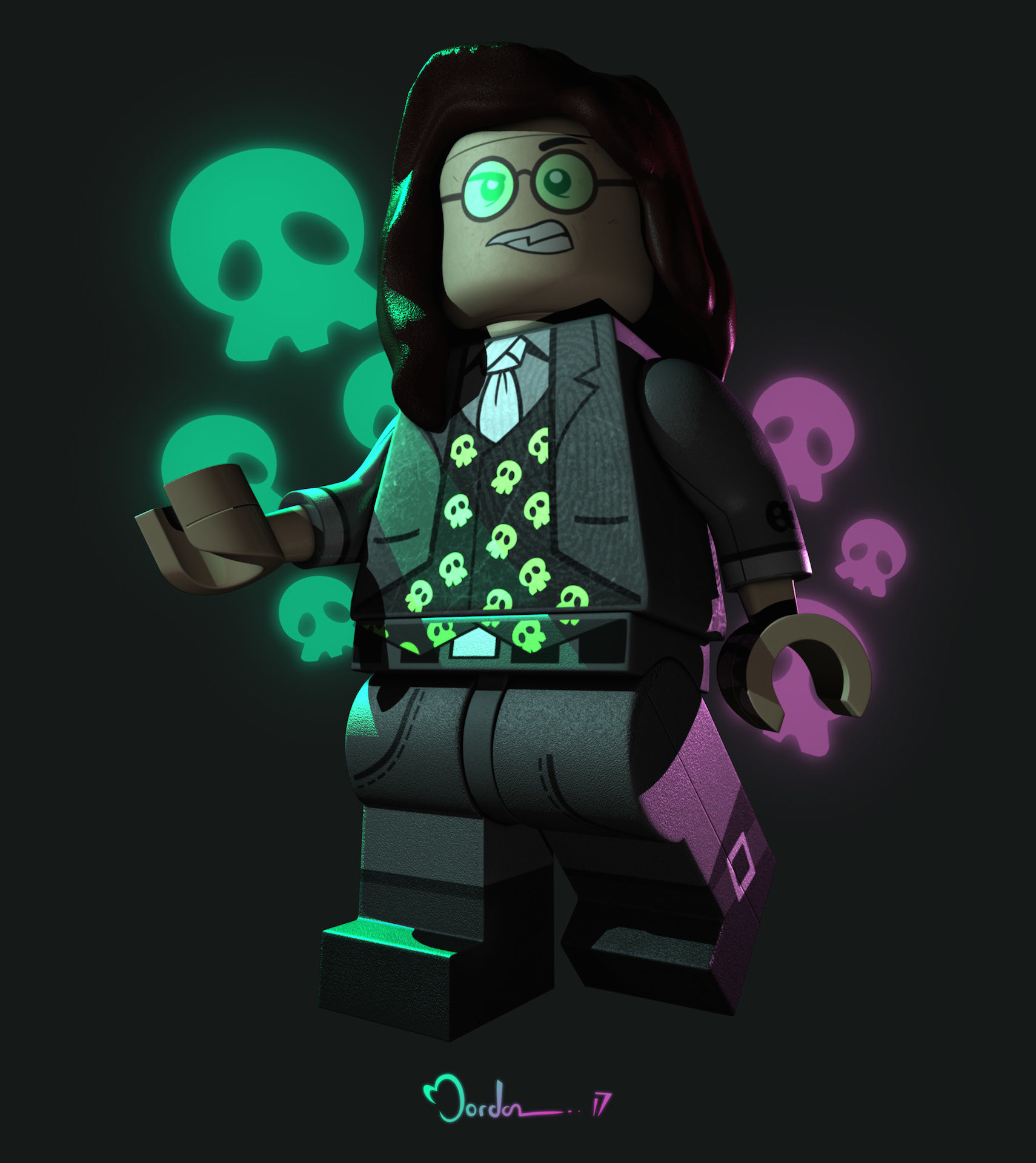 artstation 3d lego minifig characters
