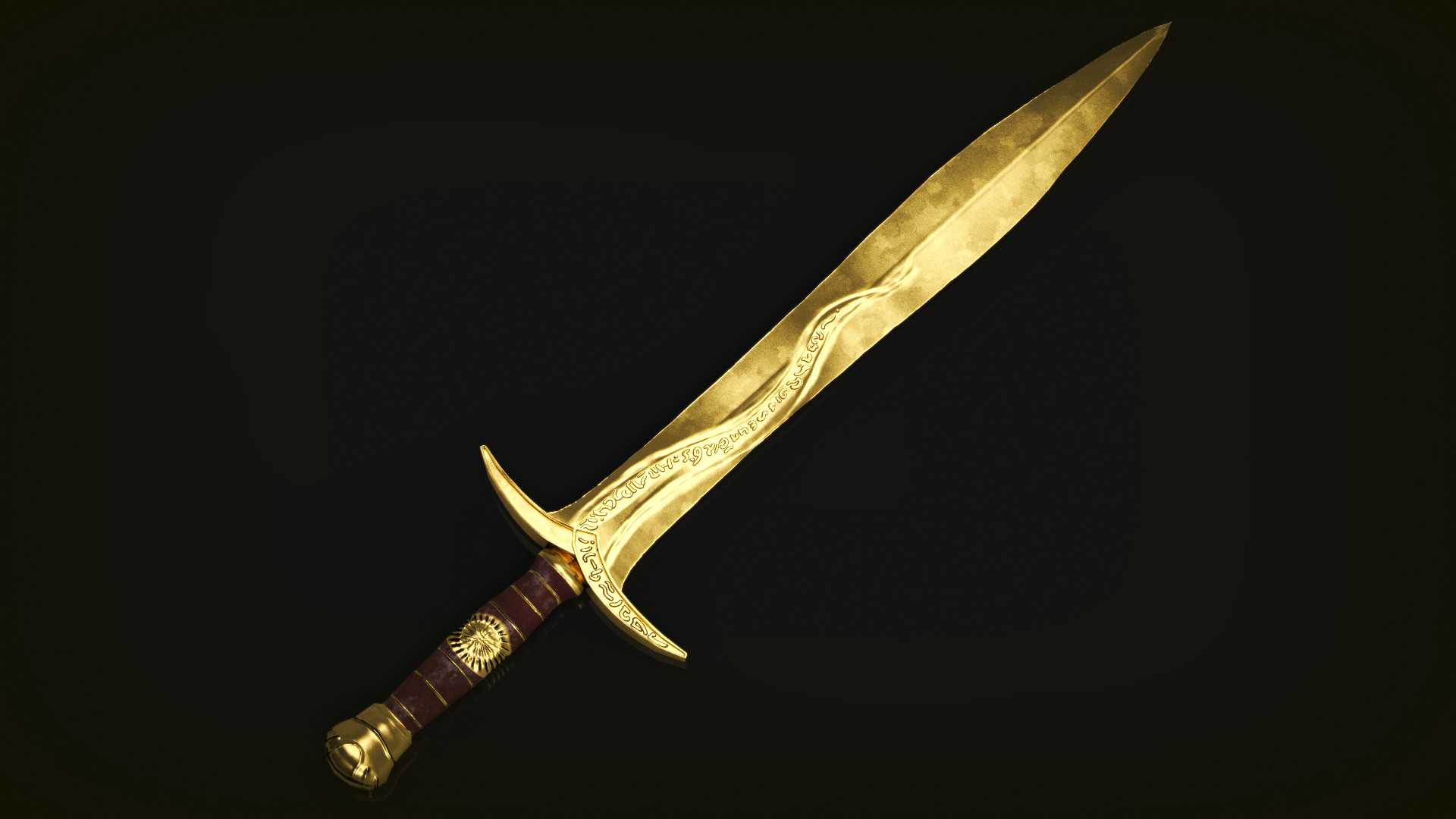 Image result for golden sword