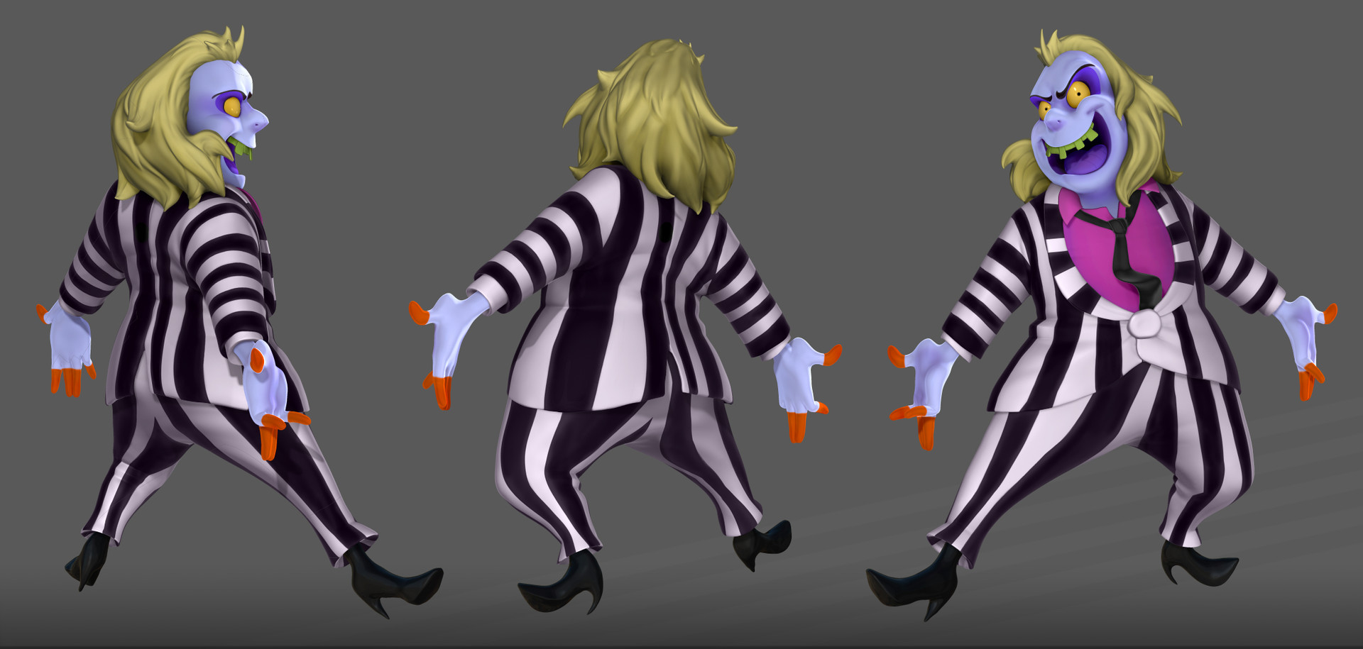 Artstation Beetlejuice And Lydia Lauren Sullivan