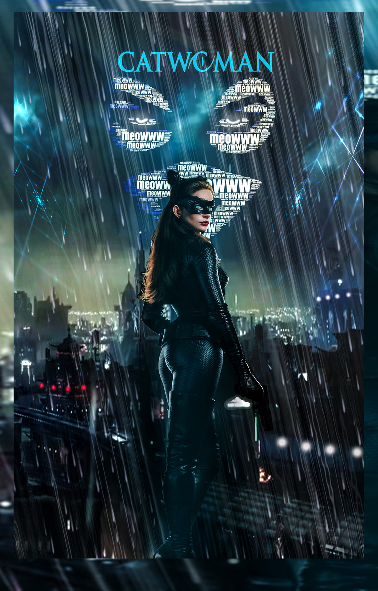 catwoman anne hathaway poster