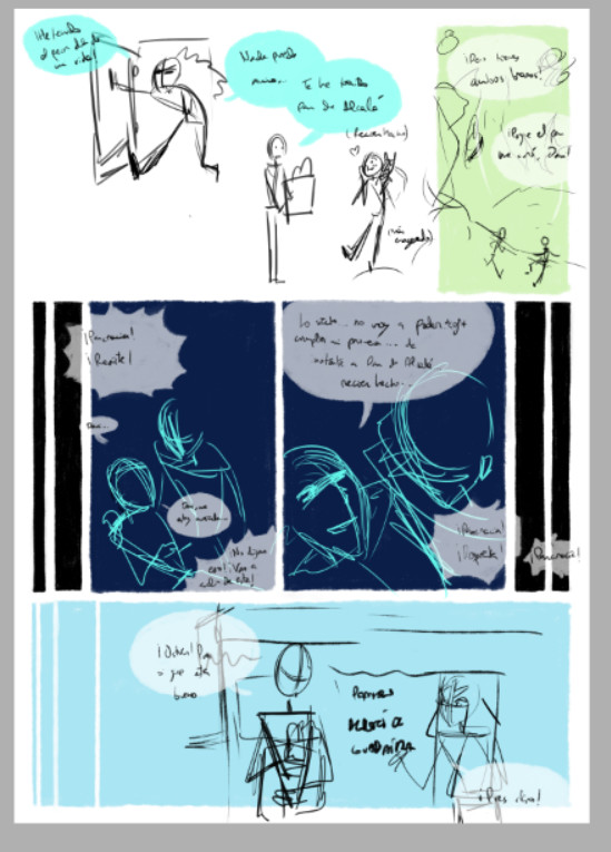 Comic sketch page 2