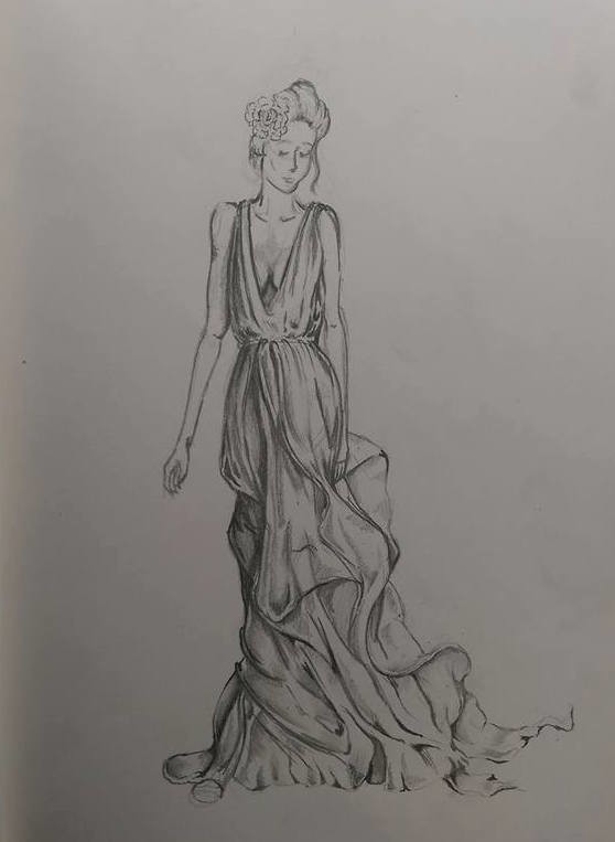 Prom Dress Sketch - Etsy