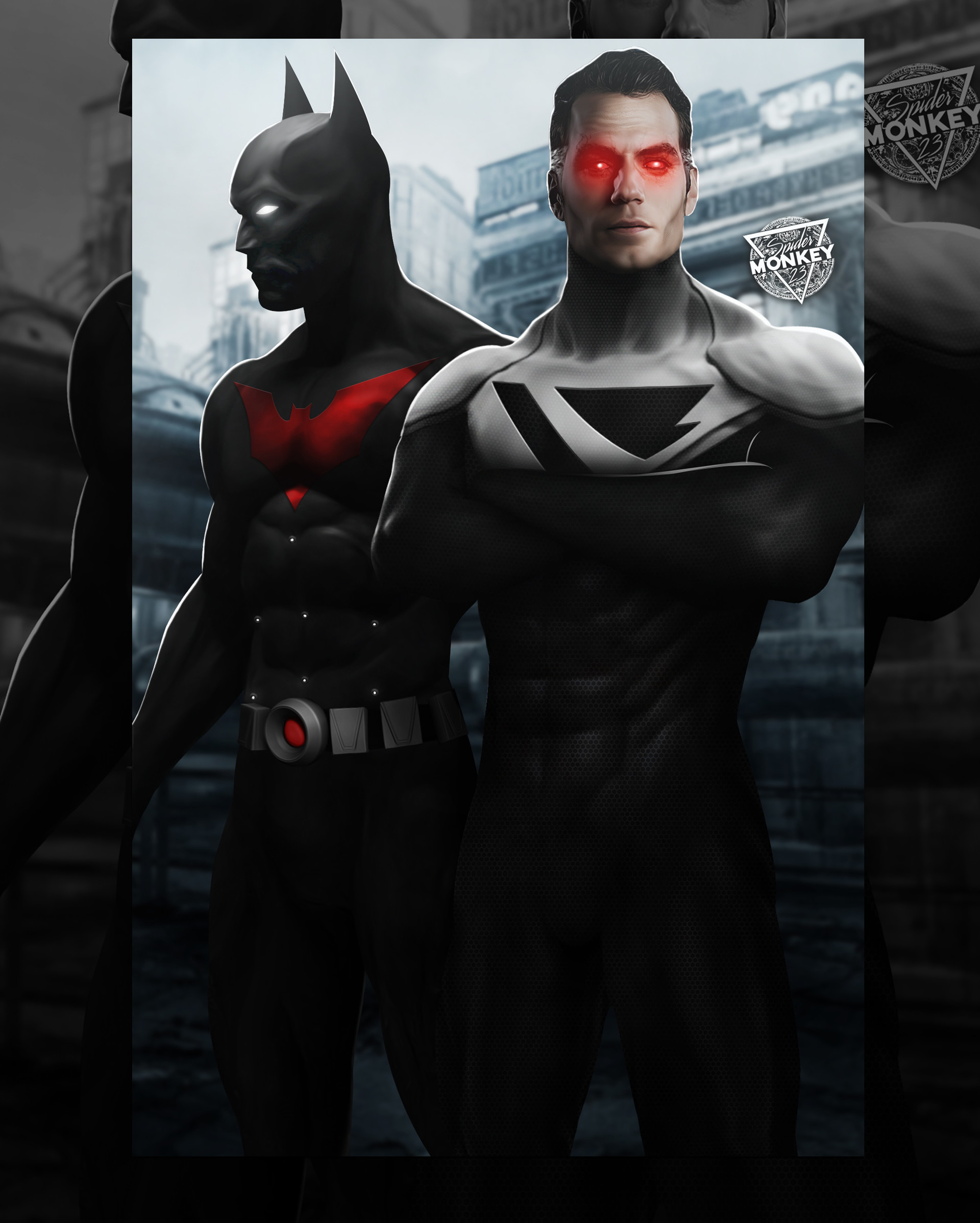 ArtStation - Superman and batman beyond