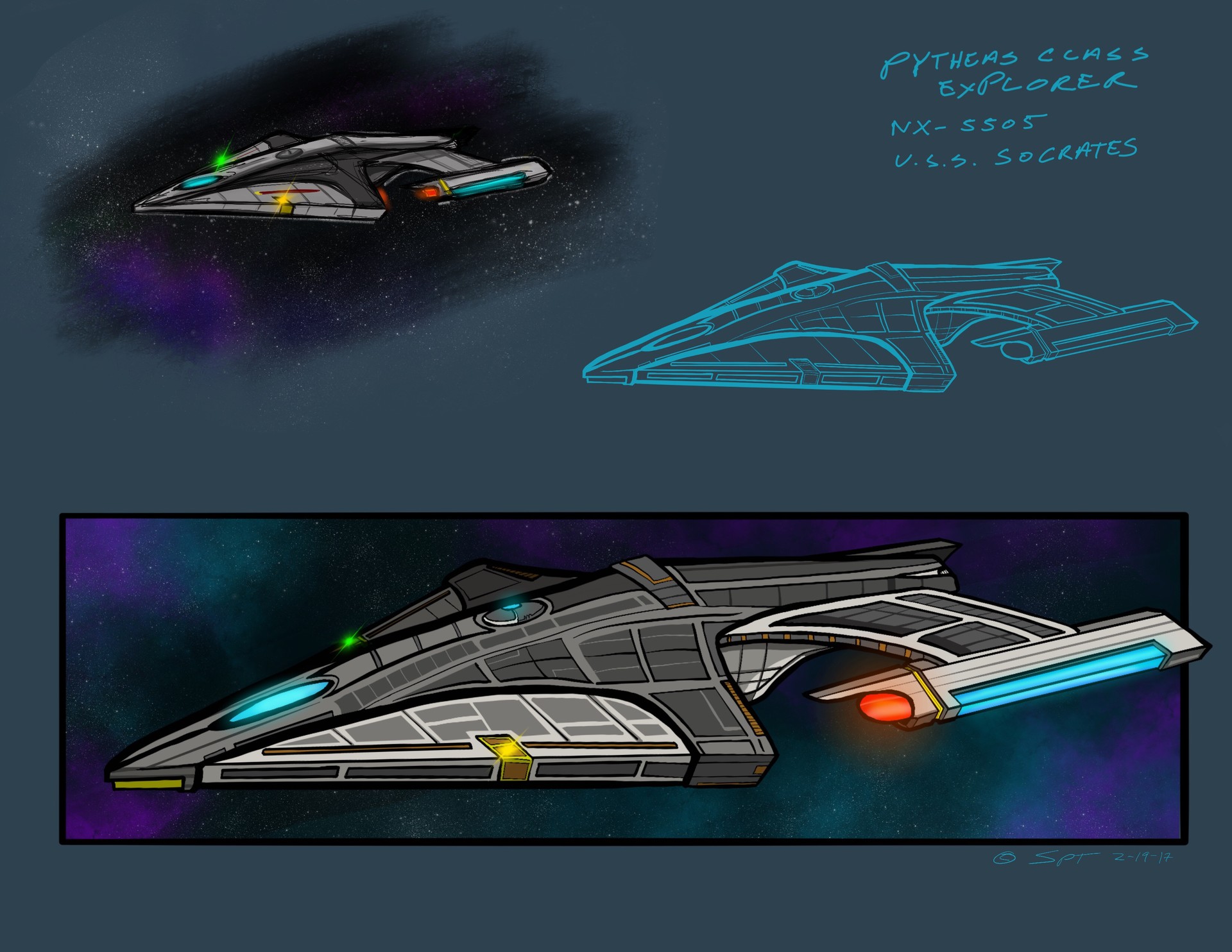 Artstation Starship Concepts Sean Tourangeau