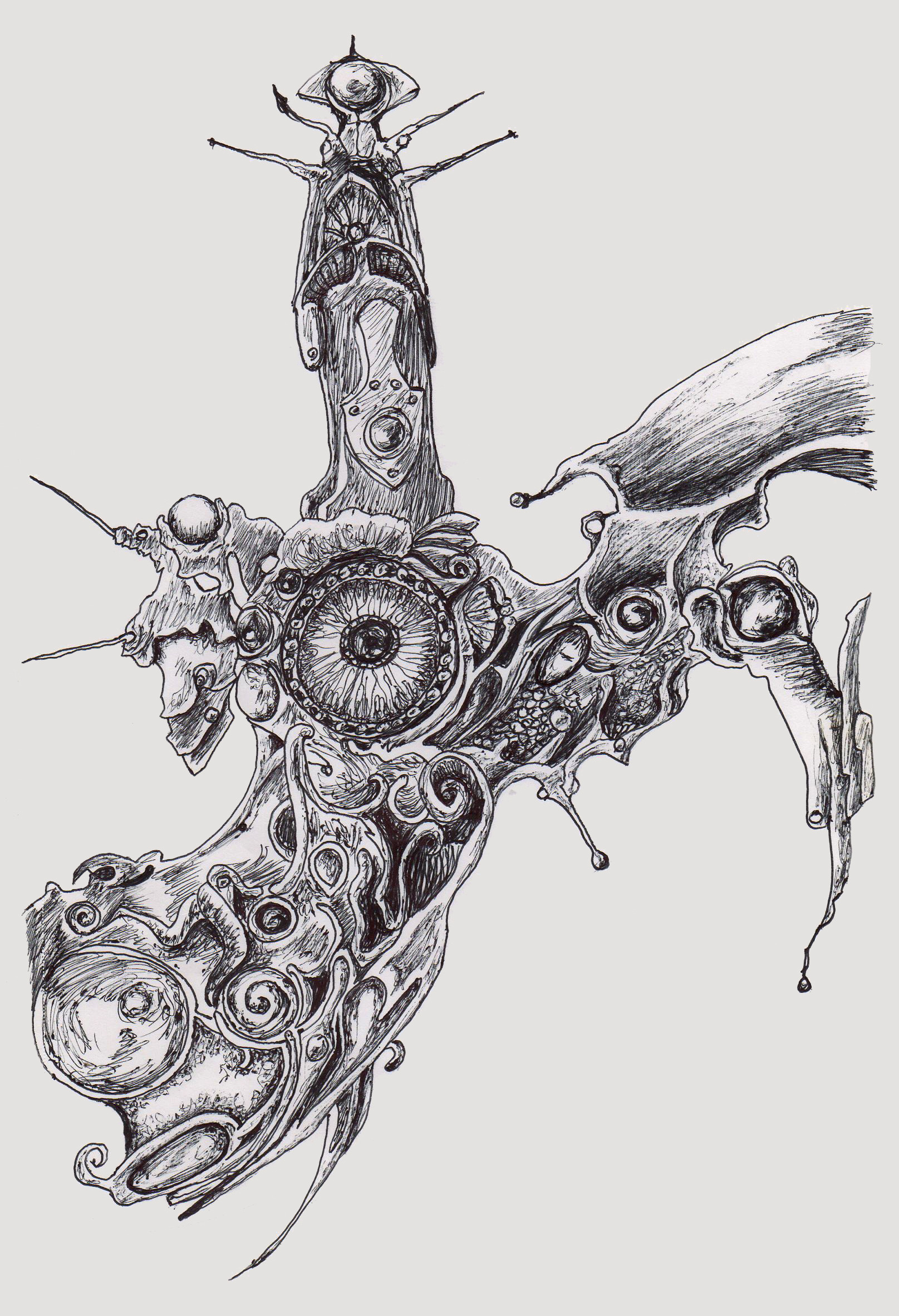 Artstation Pen Sketch Lakshmiraju Brahmendra