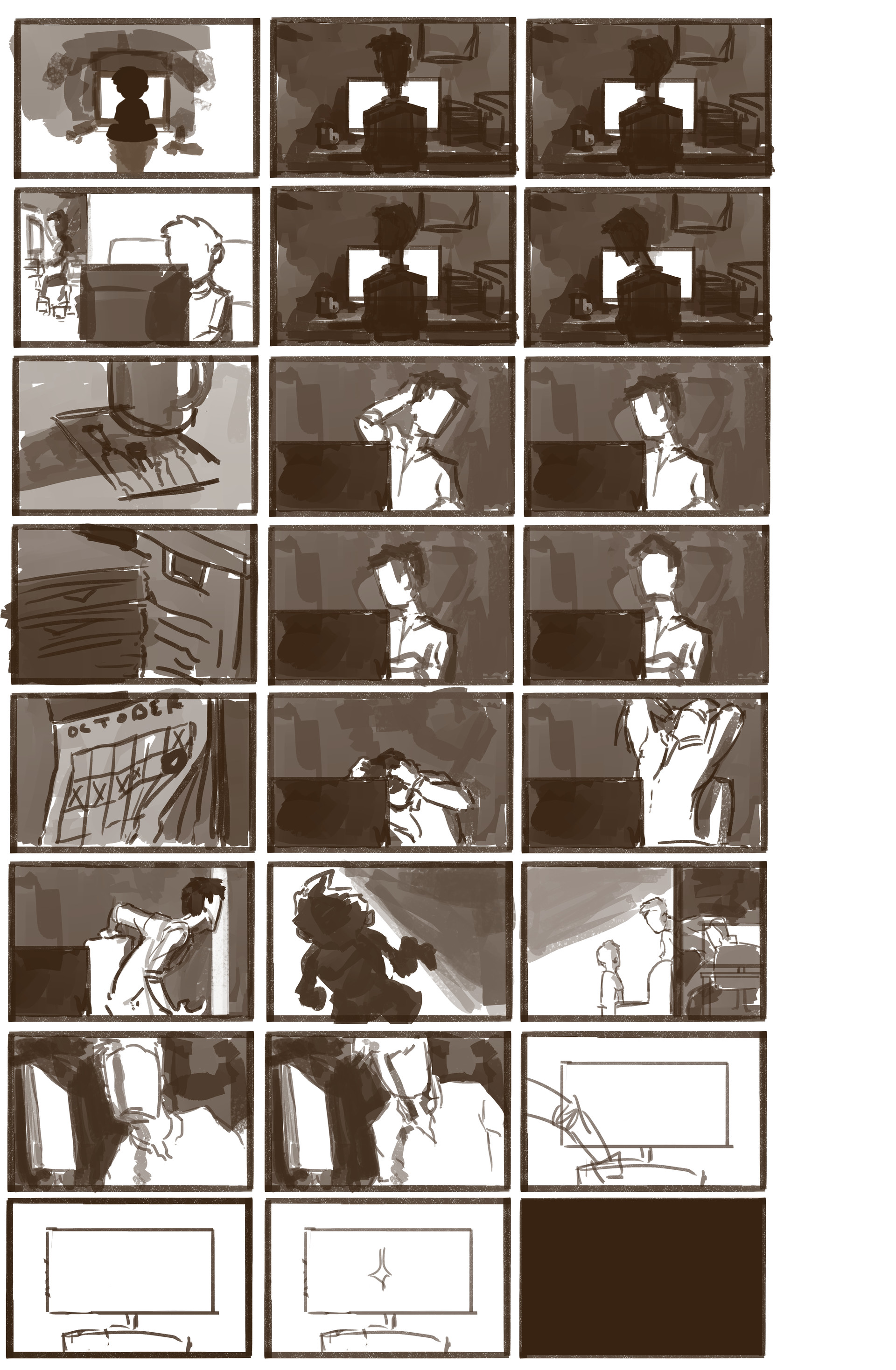 ArtStation Blur Animation Storyboard