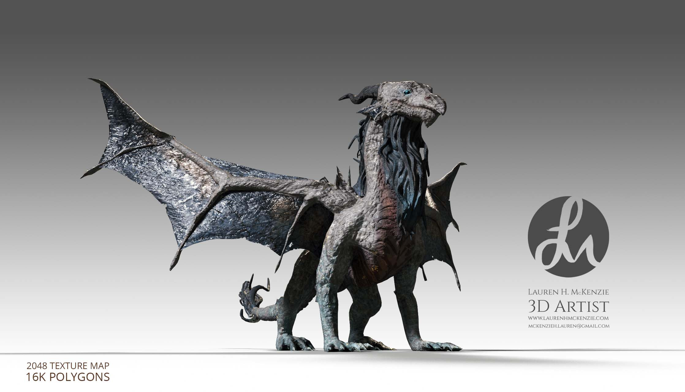 Artstation Bearded Dragon Lauren Mckenzie