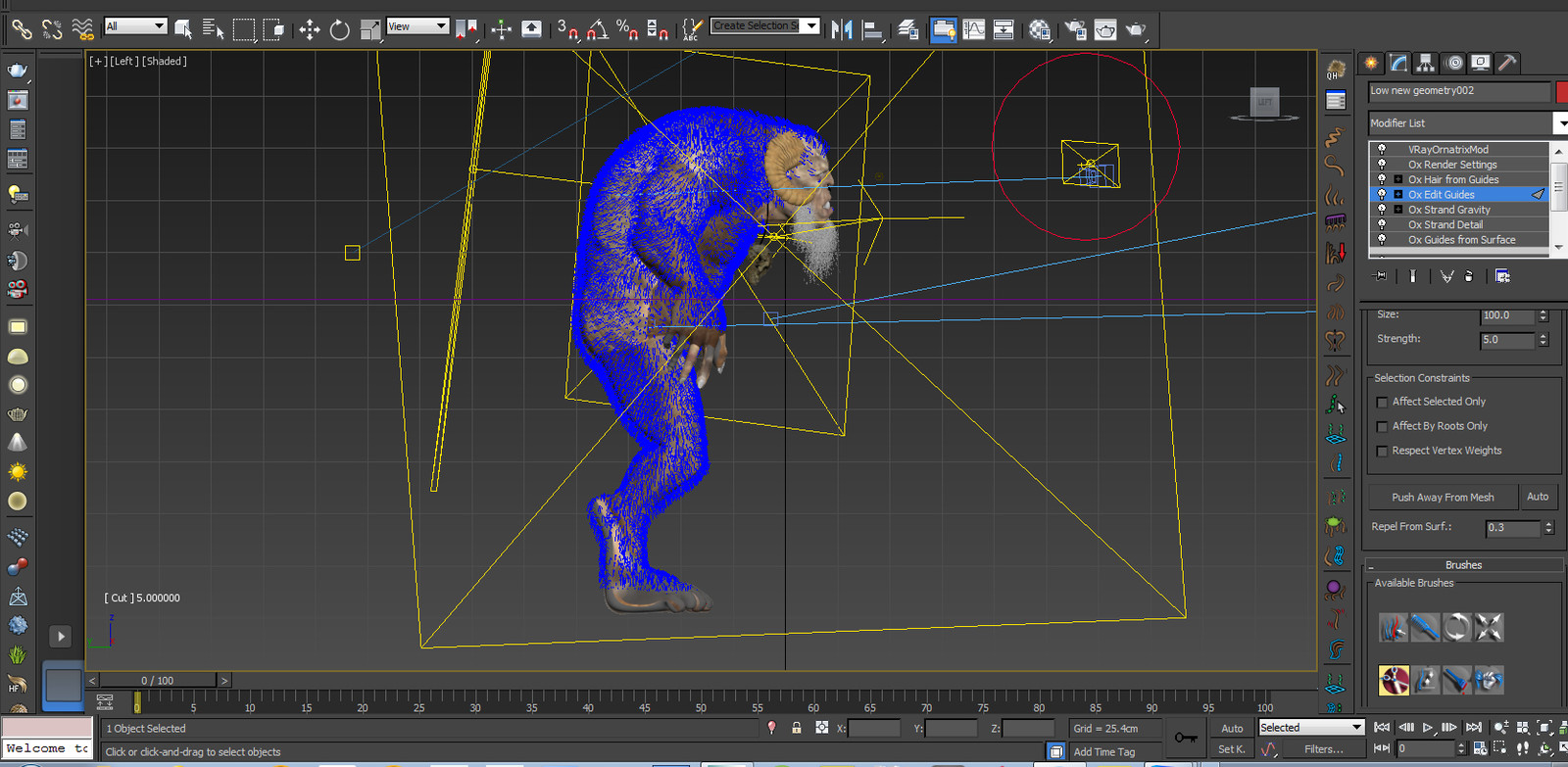 hair  and  fur  with Ornatrix