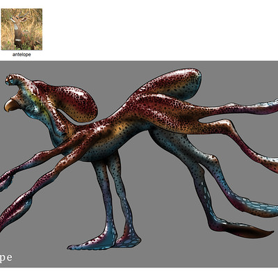 Midhat kapetanovic random creature mashup 028 octolope