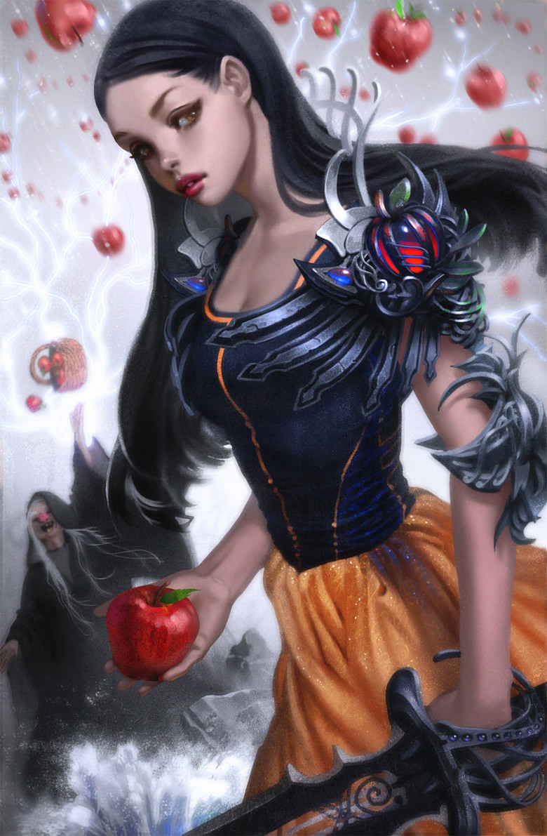 Artstation Snow White Warrior Arist Deyn