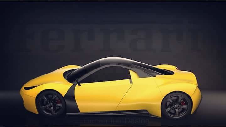 ArtStation - Sportcar concept , Ferrari style