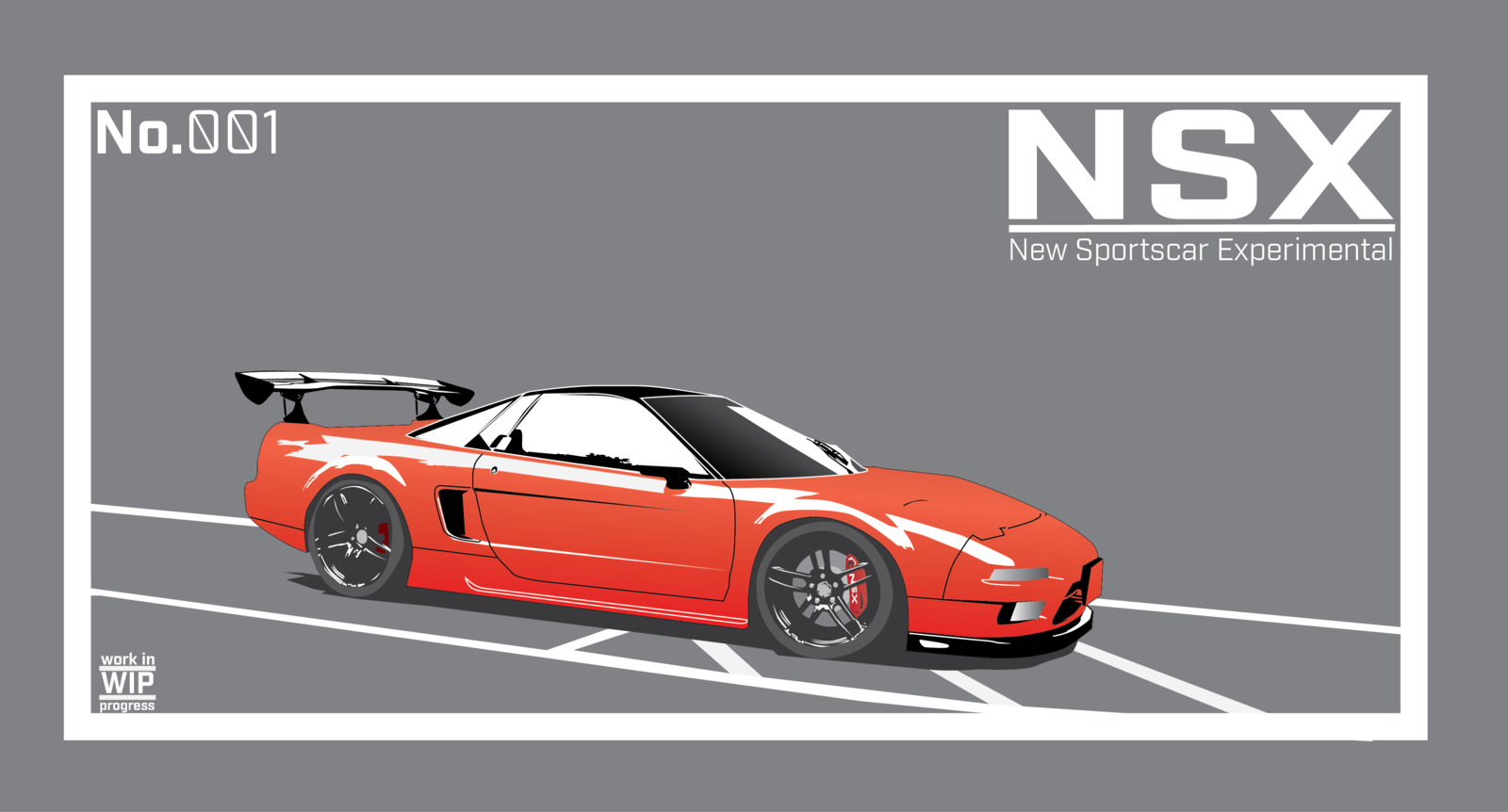 Automotive Vector Art (NSX)