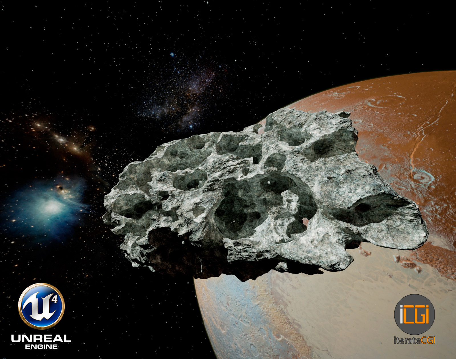 Detailed 3D Asteroid