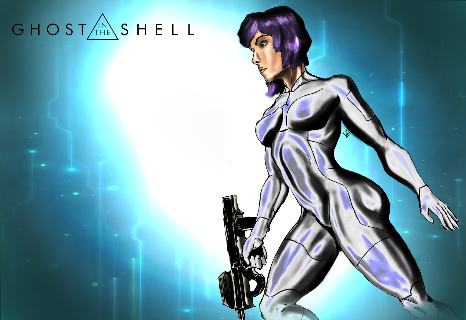 Rafael Danesin - Ghost In the Shell Fan Made Poster