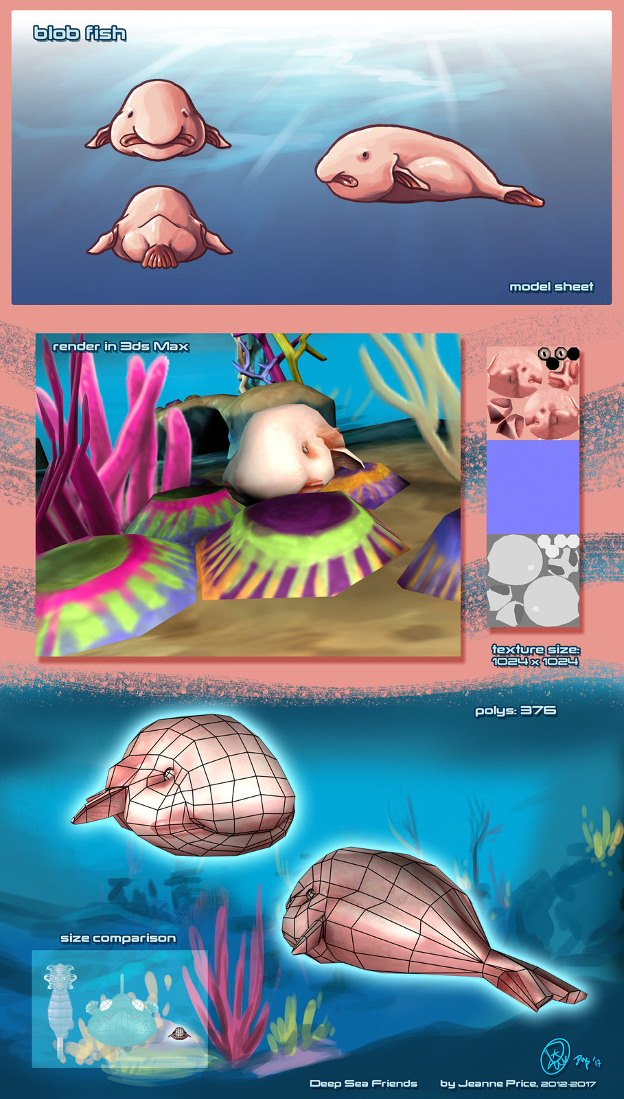 Blob Fish is the brains in this outfit. He is often mistaken for being quiet and lethargic, but if you need an idea, he'll oblige!