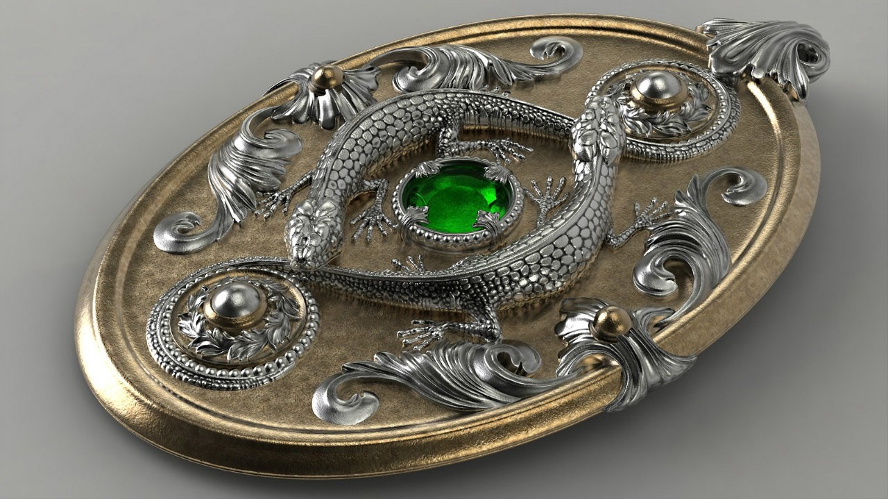 old pendant render