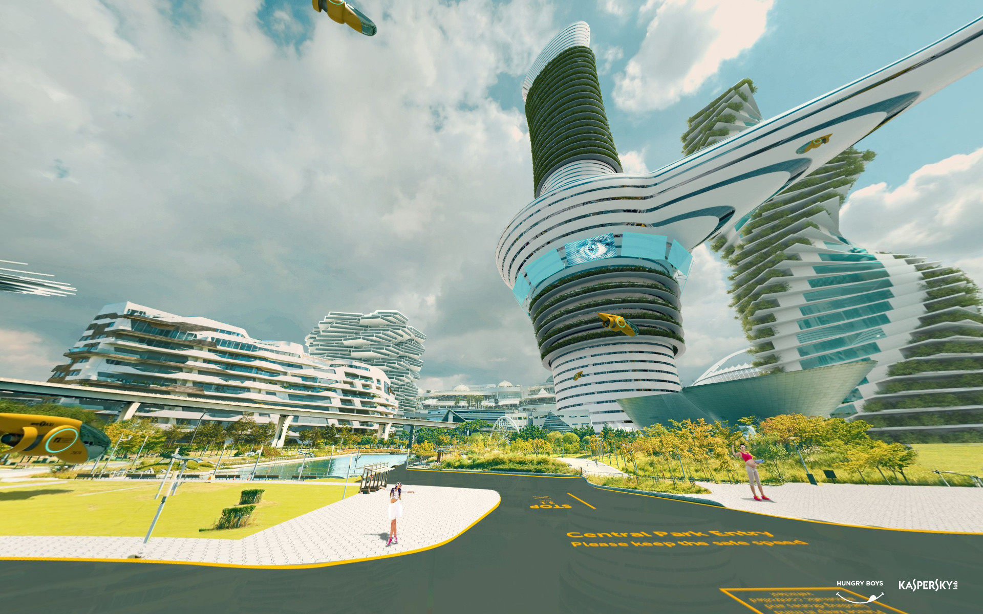 Artstation 360 Panorama Of New York 2050 Akim Fimin