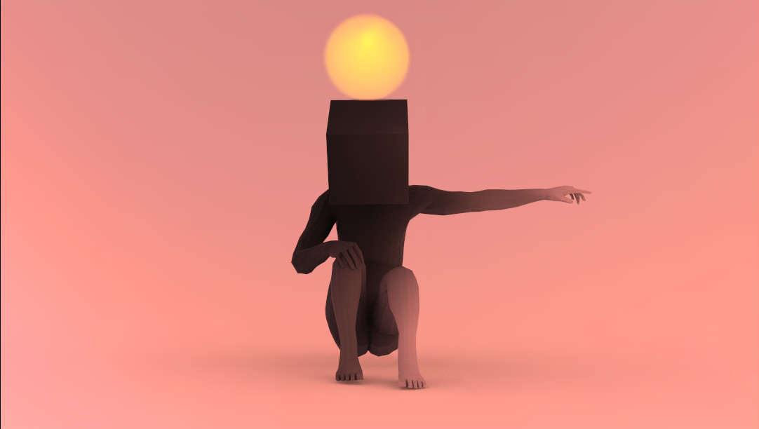 Textured and rendered model