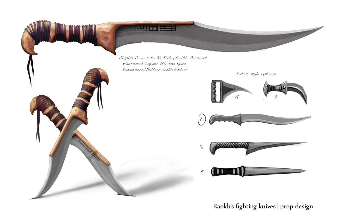 Raokh's Fighting Knives