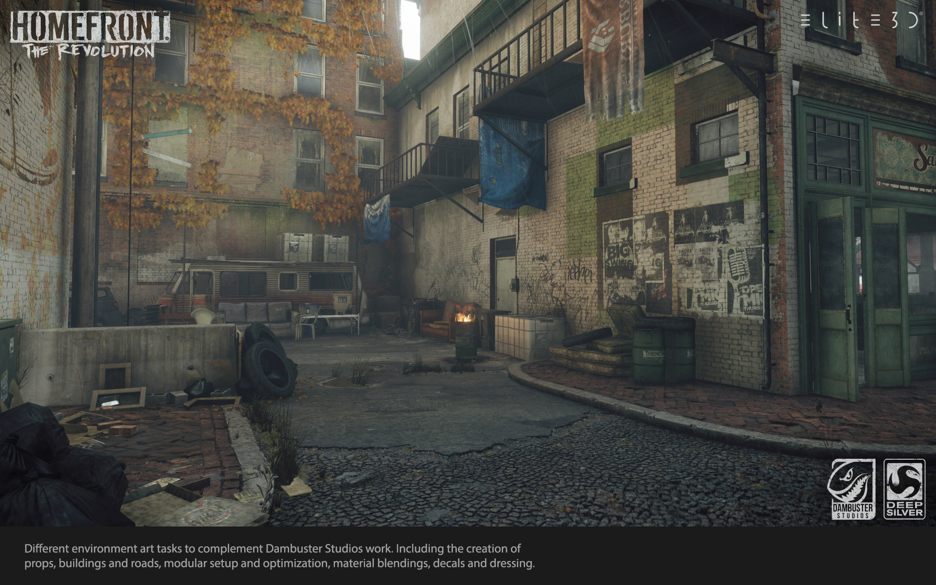 elite3d studio - Homefront: The Revolution Environments