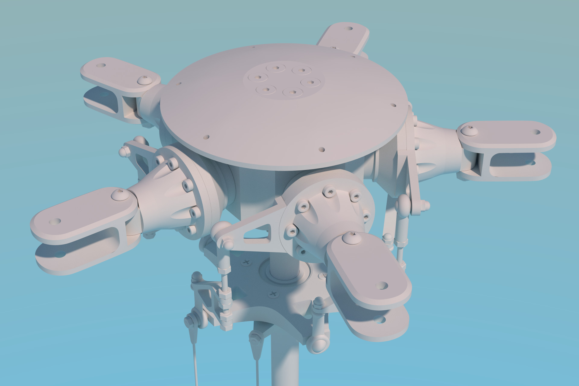 ArtStation Helicopter Rotor Hub Practice