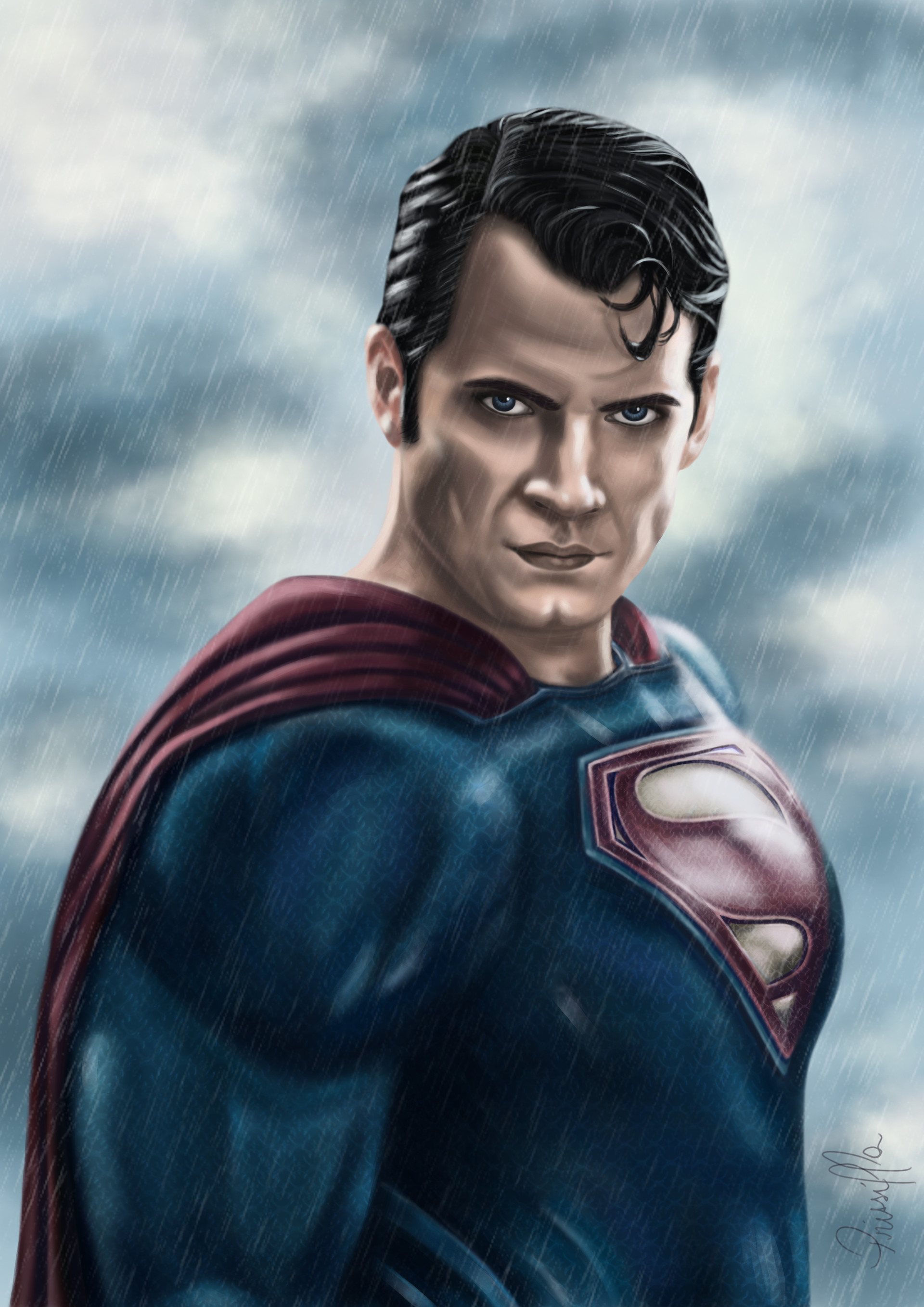 Artstation Superman Man Of Steel Prissilla Freire