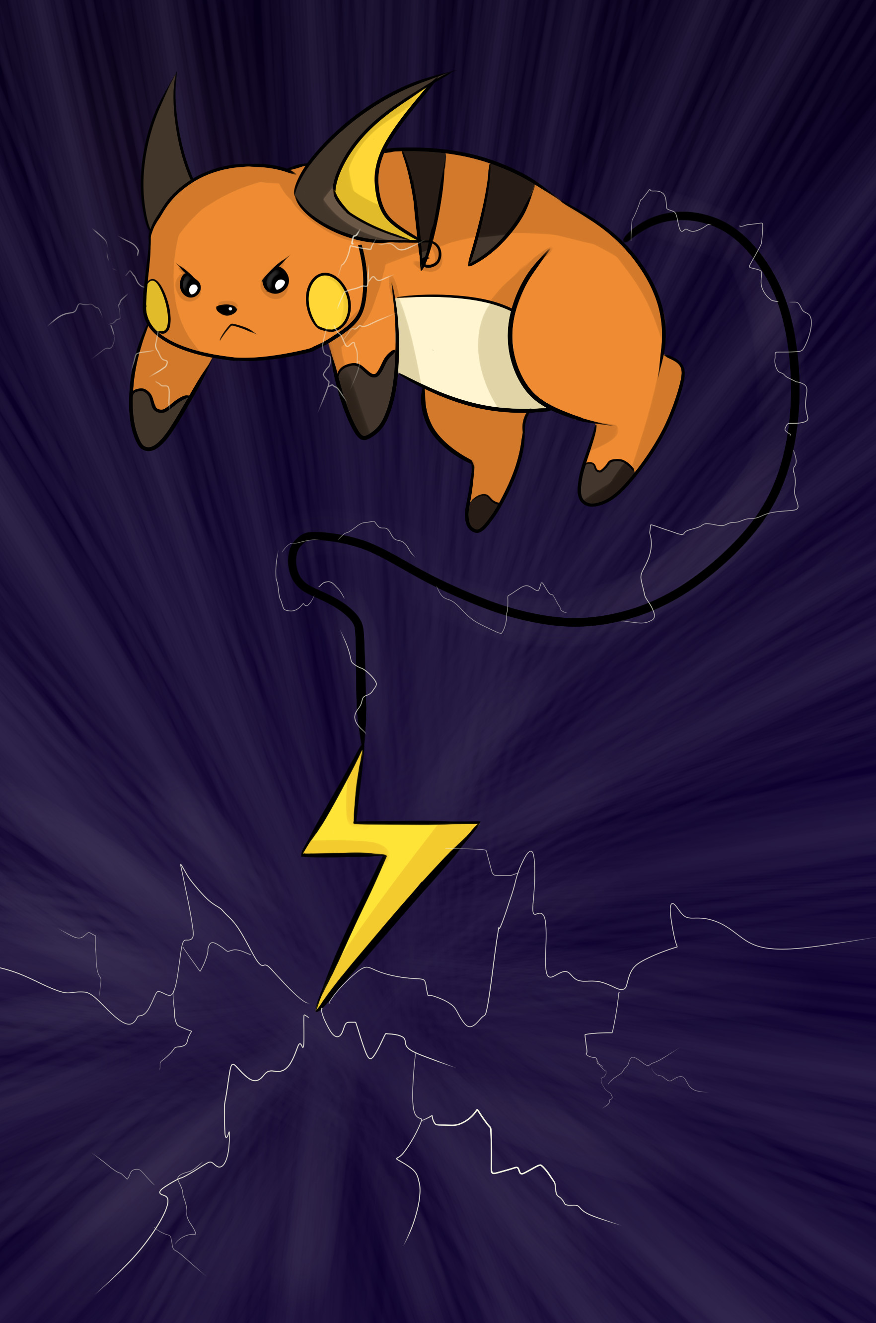 ArtStation - Raichu (Pokemon)
