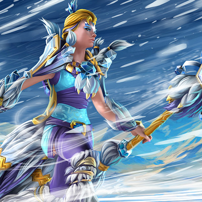 Dna dota crystal maiden loading screen 3840x2160