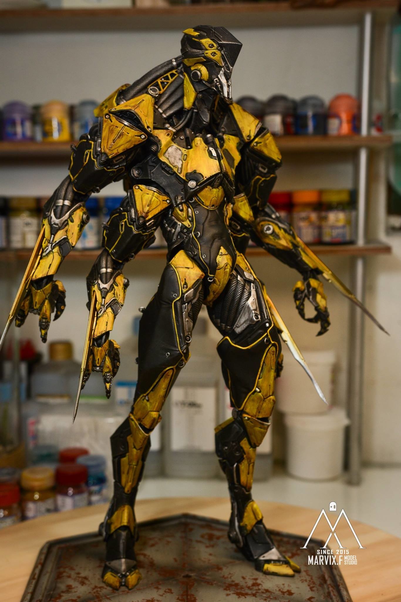 Marco Plouffe (Keos Masons) - WASP painted by Marvix.F Model Studio
