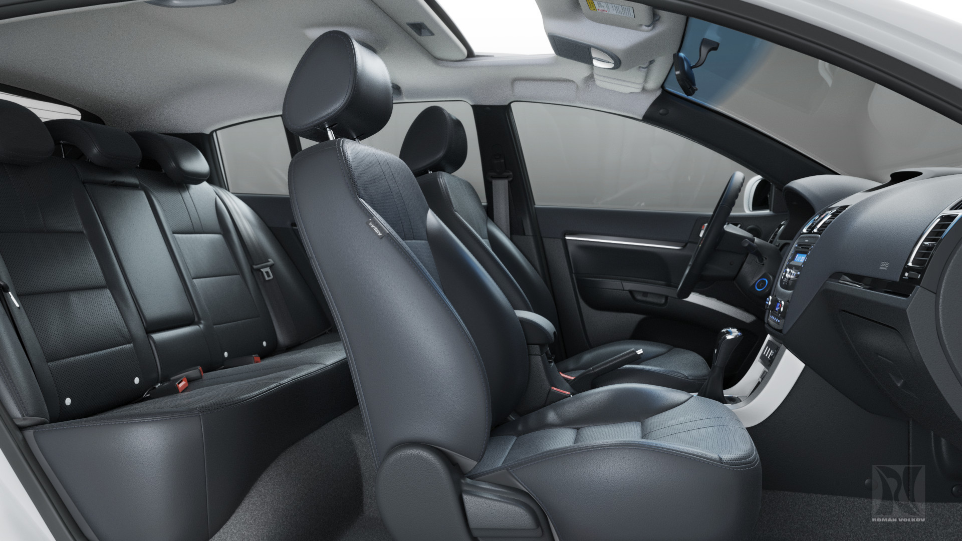 Artstation Geely Emgrand Ec7 Rv Interior Roman Volkov