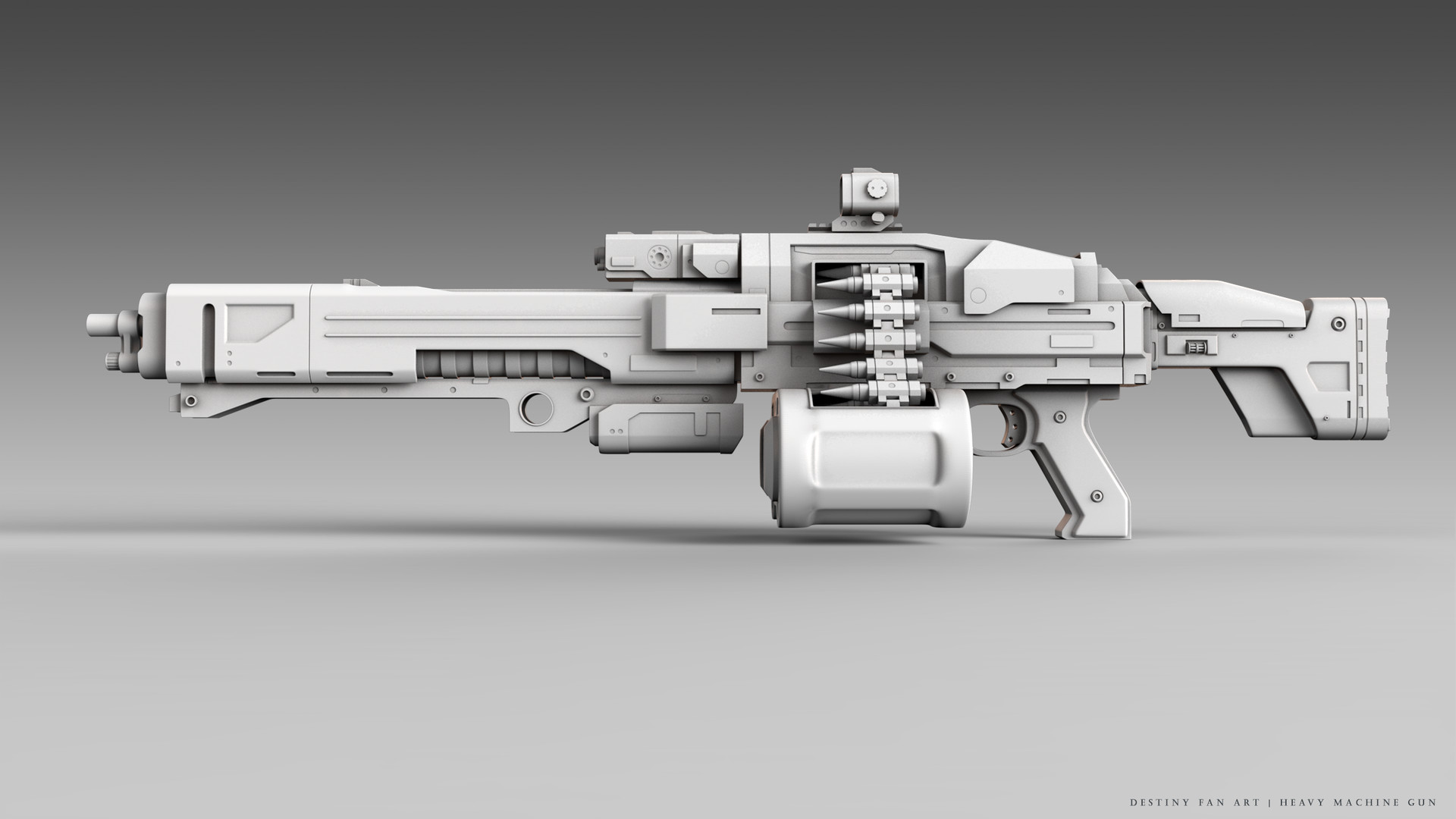 Get Wallpaper Artstation Destiny Fan Art Heavy Machine Gun Luke Darby For iPhone