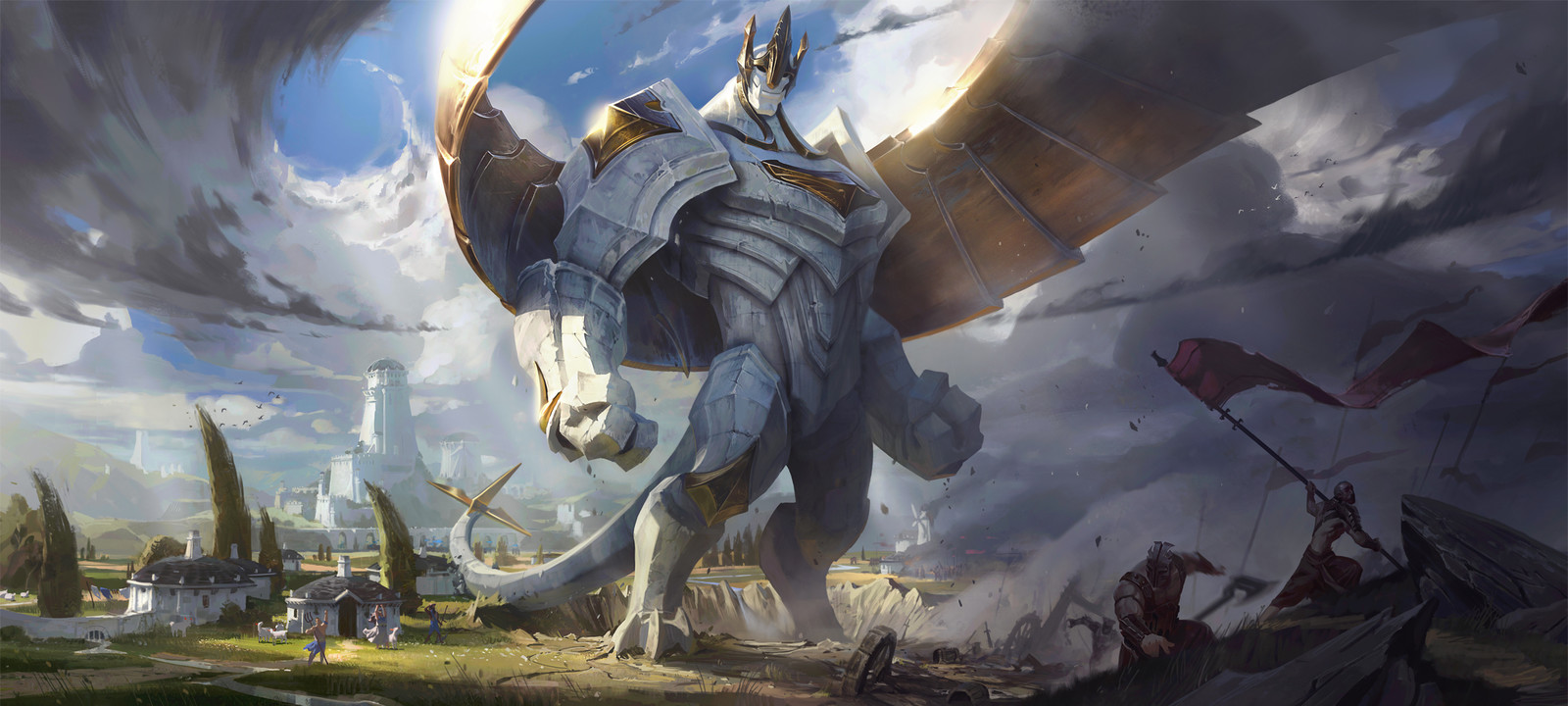 ArtStation - Galio, the Colossus, • Ｖｉｃｔｏｒ Ｍａｕｒｙ •