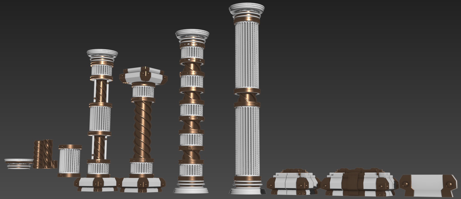 March Modular Madness! Just refining pieces while exploring options.