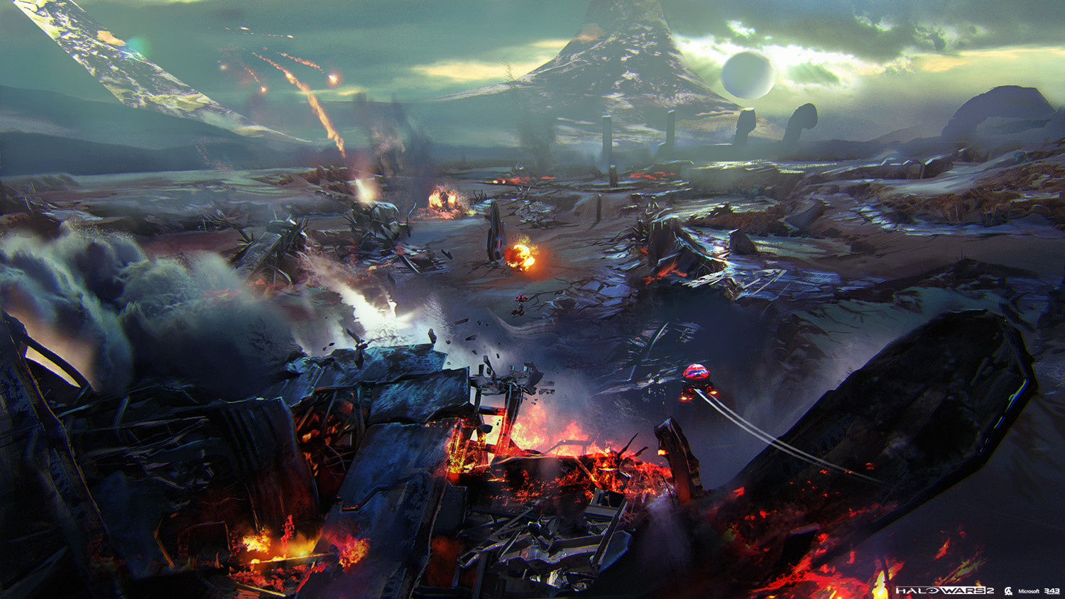 Artstation Halo Wars 2 Concept Art Kunrong Yap