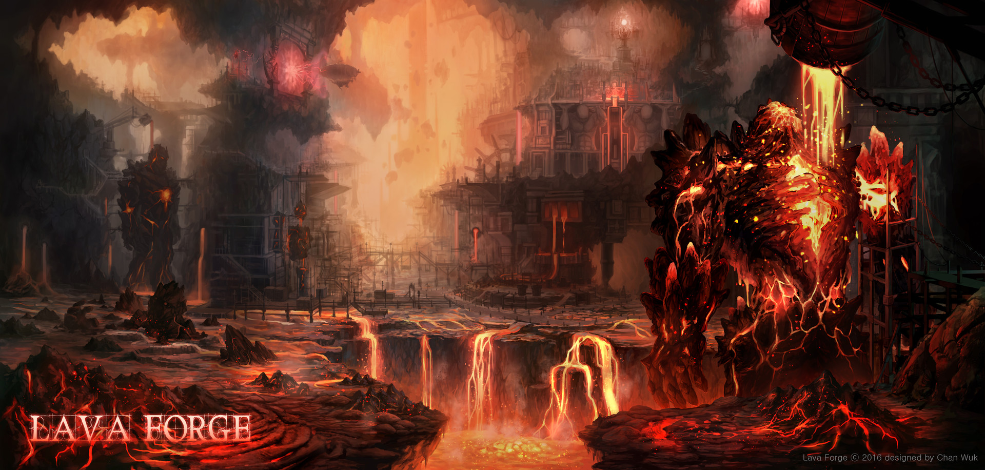 ArtStation - The Lava Forge, Engy Jeong
 Ironforge Art
